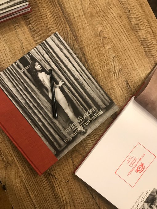 The 1st art nude book with AR. "Underwonder. 10 Years of Storytelling" @SybilA_official , @NancyA_official<a href="/tag/film"class="tags"><span>#film</span></a>