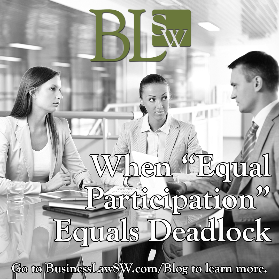 BusinessLawSW's tweet photo. https://t.co/gTI2ZrvNGb
What do you do when you have a deadlock between the partners?  Read our blog to learn more.
#operatingagreement #contracts #businesslaw #smallbusinesslaw #smallbusinessowner #partnership #businessownerlife #businesslawsw #blsw https://t.co/JseSIlTQxE