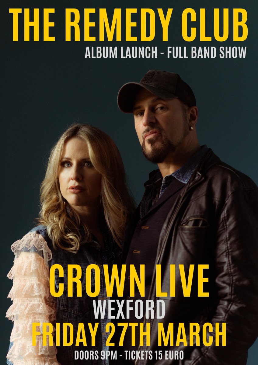 club_remedy's tweet photo. Be sure to be pick up your tickets for our album launch and first night of our Irish & UK tour. https://t.co/trSYgSJtjc #wexford #albumlaunch #irishgigs @irishmusicparty #fullbandshow #newalbum #americana #TrueHandTrueHeart #MusicMonday https://t.co/Na2onJz31G
