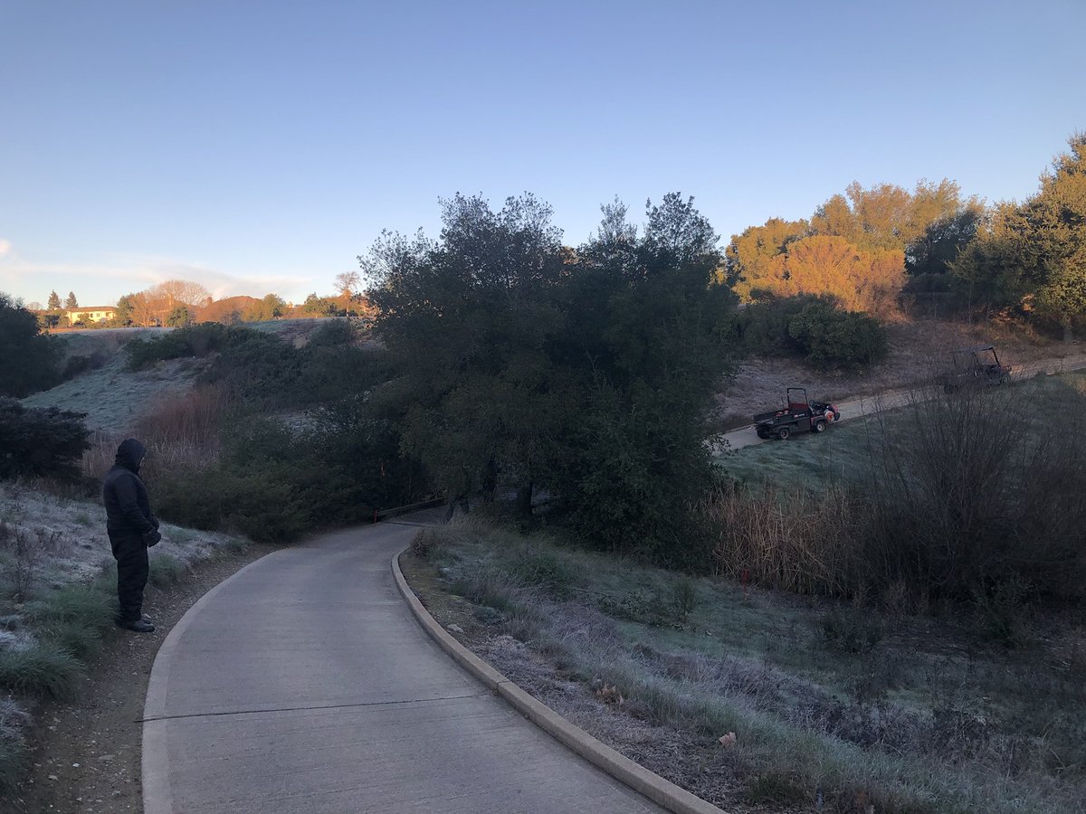 RubyAgronomy's tweet image. Winter projects continue- now on hole #15, removing oaks which were blocking the view of the fairway from the tees