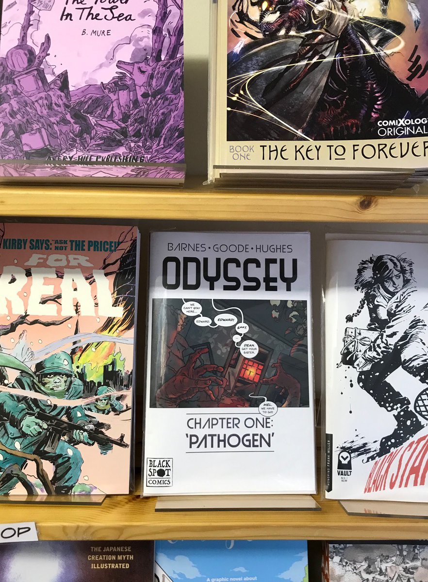 Looking to get your hands on Odyssey #1 after reading the review from @pipedreamcomics? @gnashcomics has a copy waiting for you to purchase! 

#Comics #SmallPress #GnashComics #Indie #IndependentComic #Cover #ComicArtist #SupportIndies #MakeComics #BlackSpotComics #YeBeWarned