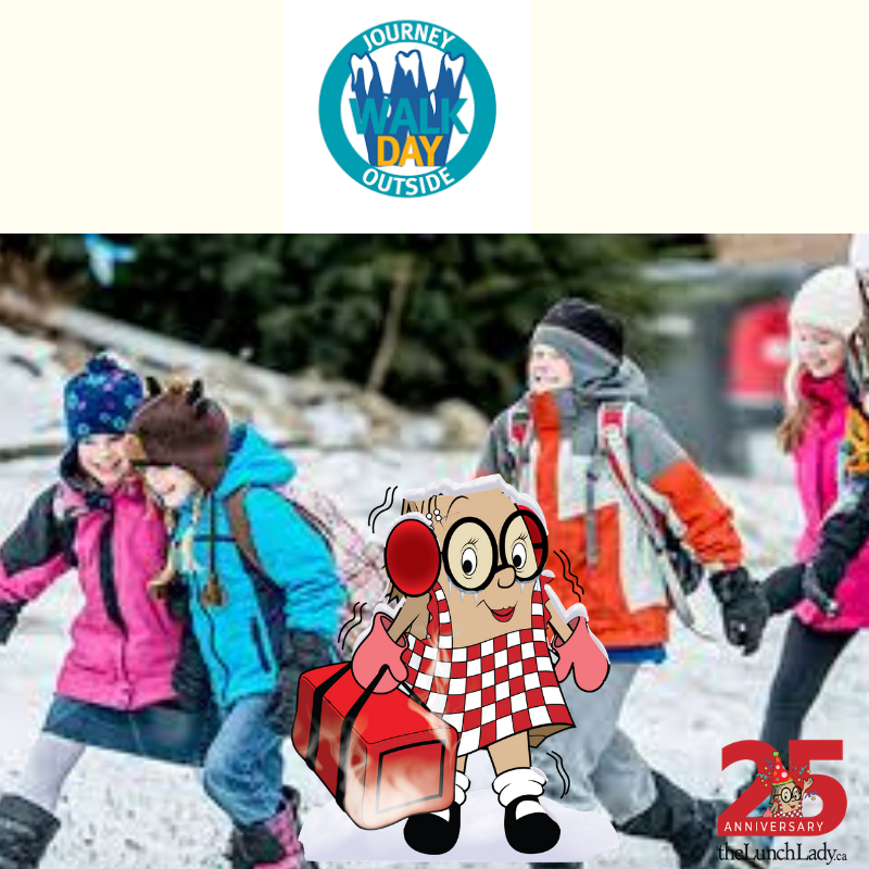 LunchLadyGroup's tweet image. Winter Walk to School Day is happening this February 5th 2020!

Winter Walk Day is celebrated by schools across the province on the first Wednesday of February each year. We encourage you to let your kids walk to school all February if possible, but at least February 5th.#walkday