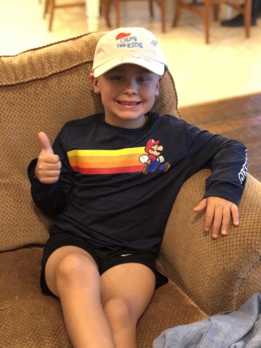 CapsForKids's tweet image. Happy to see that a cap signed by @Cristiano #CristianoRonaldo could put a smile on Jose's face! :)