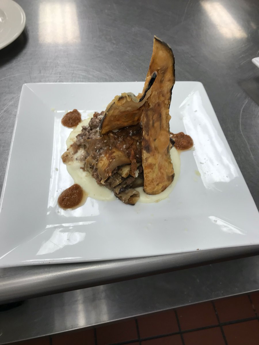 ChefGill1's tweet photo. Moussaka!! #cul285 https://t.co/gT4hTnYblA