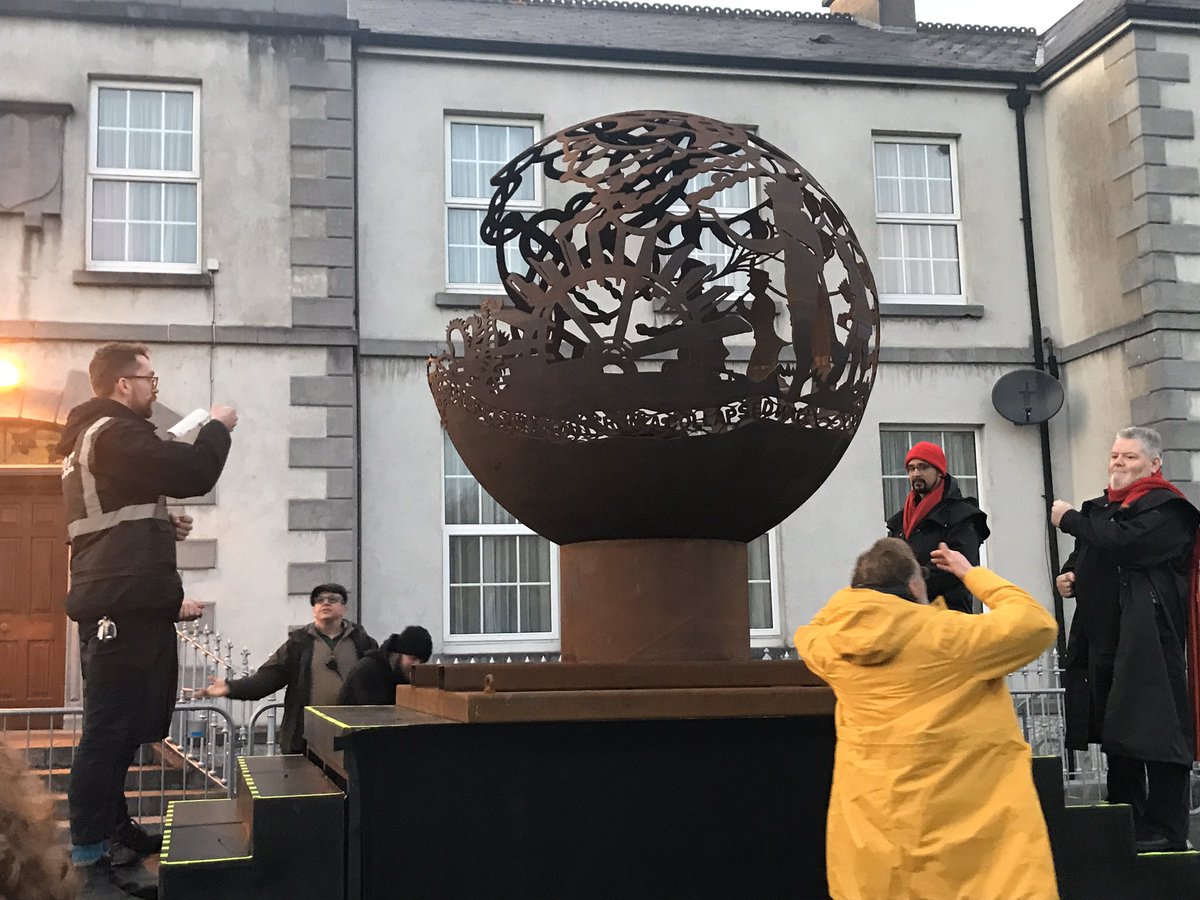 Siobhanholliman's tweet image. Tuam is getting ready for @galway2020 Fire Tour with the event starting from 6pm #galway2020 #tuam #firetour