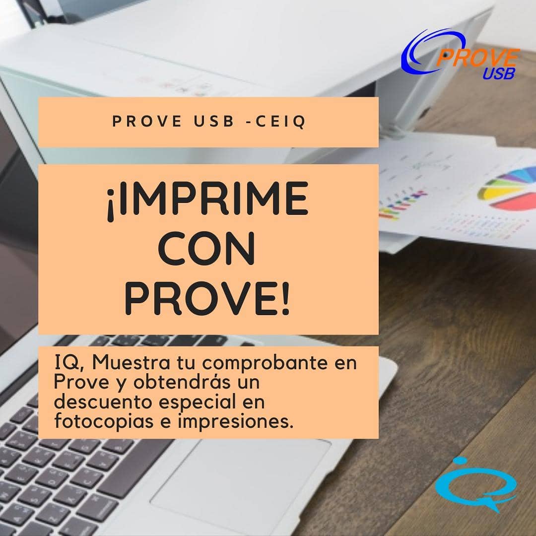 ProveUSB's tweet image. ¡IQ!
¡Tenemos precios especiales en copias e impresiones para ti!

Acércate a la prove con tu carnet y comprobante en digital.

Puedes enviarnos los archivos a nuestro correo
Foto.escaneos@gmail.com

¿Que esperas?