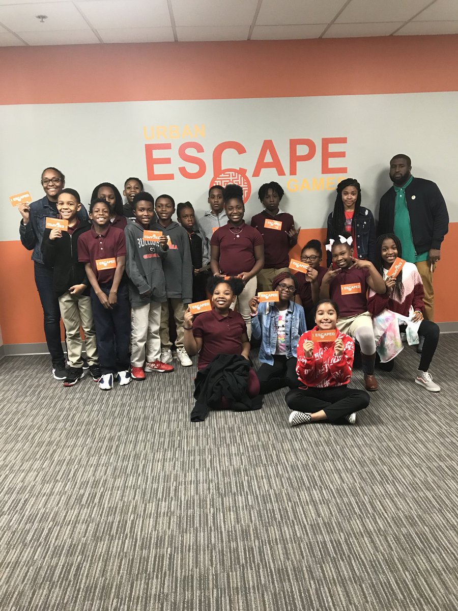 heritagegifted's tweet photo. We ESCAPED! We put our critical thinking and problem solving skills to work today! ⁦@APSHeritage⁩ ⁦@HeritageEagleAP⁩ ⁦@TharveyHeritage⁩ ⁦@APS_Gifted⁩ https://t.co/Vli9kqpo2D