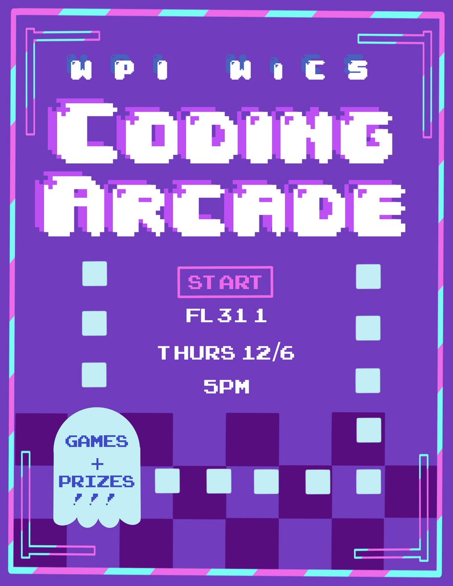 WicsWpi's tweet photo. Play games! Win prizes! And have fun at our Coding Arcade!👾🎮 https://t.co/9ofumRoDdS
