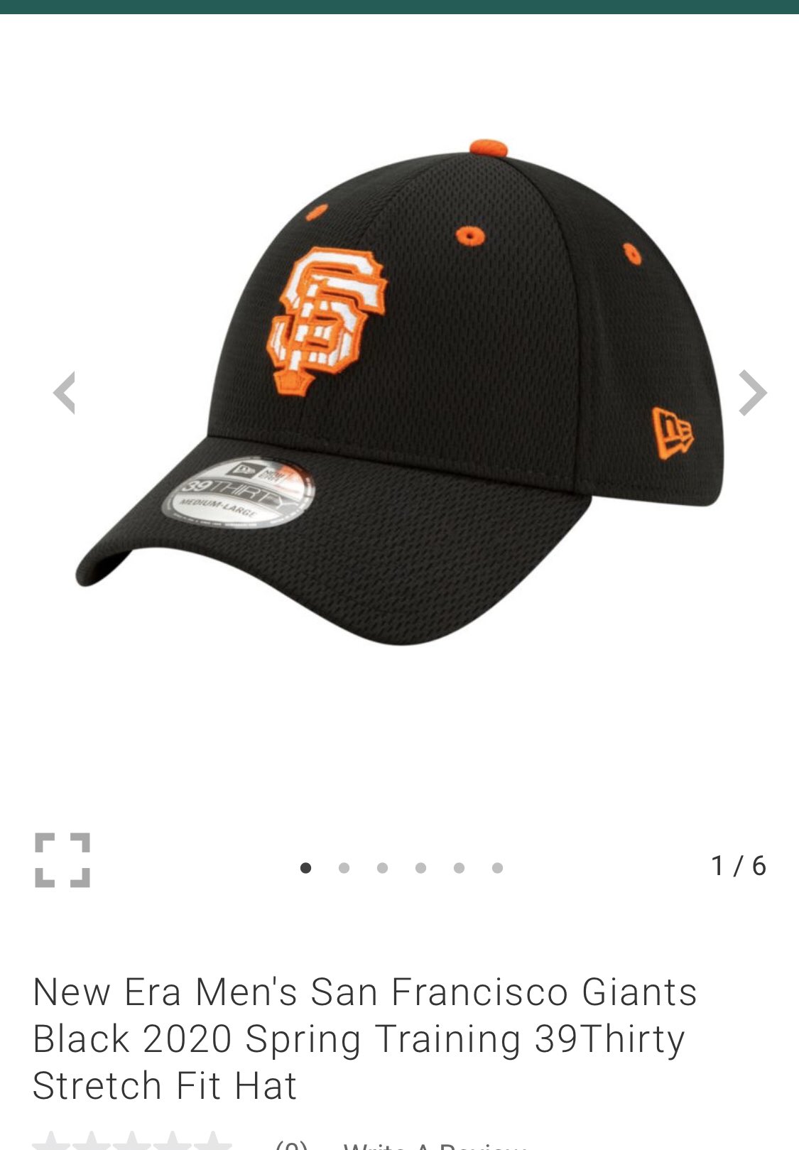 giants spring training hat