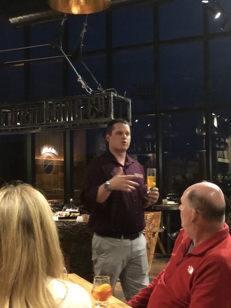 Bourbon_Society's tweet photo. Pictures from our tasting event at @Angels_Envy Distillery last night to hear the story behind and taste the newest 2020 Cellar Collection release - Tawny Port Finish. Our gracious hosts treated us like royalty and all had a good time. #WeAreBourbon @Angels_Envy #CellarCollection https://t.co/KEpATDS1Zp