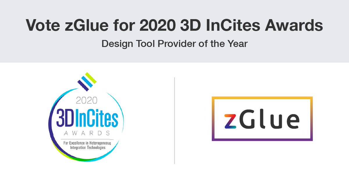 zglue's tweet photo. #zGlue got nominated for Design Tool Provider of the Year for 2020 3D InCites Awards!   Vote us up! https://t.co/L745eSAjwM
🤩🏆👍 #3Dincites #awards #vote #chipbuilder https://t.co/XiAyowt0fa
