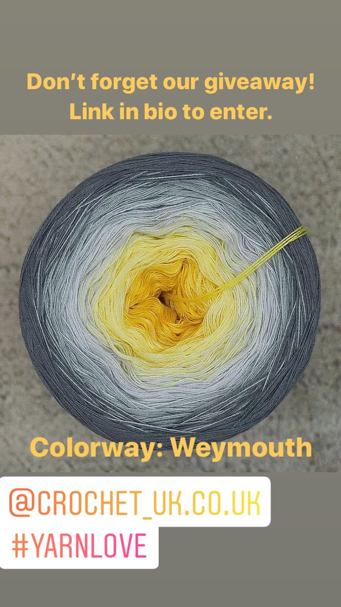 Southern_Hands's tweet photo. ***Don't forget our #giveaway! Link in bio to enter.***
•
Photo by Crochet UK
Colorway: Weymouth
•
#tuesdaymotivation #gradient #gradientyarn #colormyworld #crochet #crochetlife #handmade #crochetdesign #southernmakers #southernliving #alabamamakers #lovecrochet https://t.co/acK464QtsE