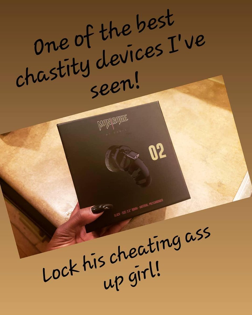 Make him a better man😈😊...seriously if your man is a cheater this is a good solution if you want to work things out...don't believe me just try it😊..other good purposes toooooo,take control of his pleasures and make it all yours😈
#malechastity #chastity #mistress #upscalebdsm
