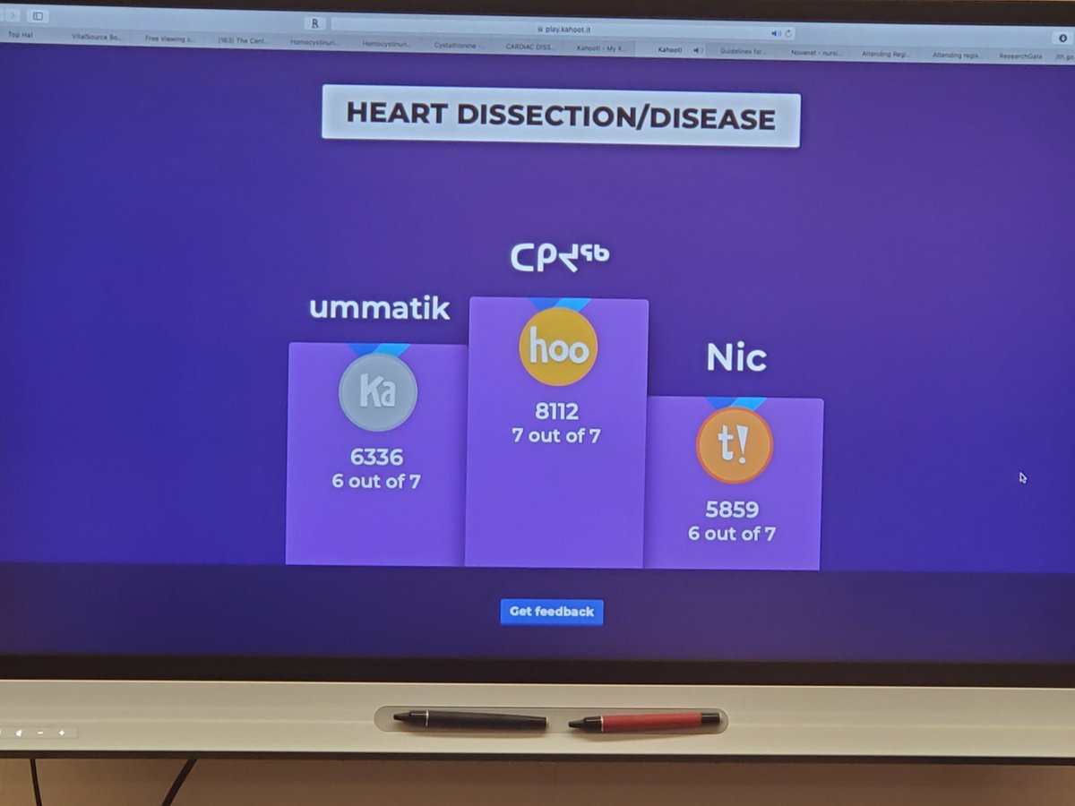 TaraVatNAC's tweet image. Using @GetKahoot to review our #heartdissection today #NACnursing #ForTheLoveOfScience ♡♡♡ #HigherEd @NunavutCollege #BScN in #Iqaluit #Nunavut #Canada