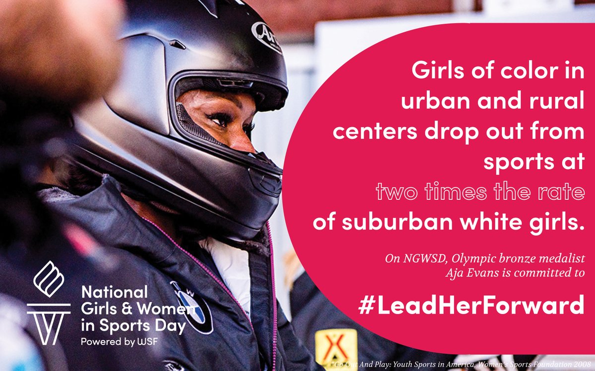 Why we #LeadHerForward ✨

Olympic bronze medalist <a href="/AjaLEvans/">Aja Evans</a> joins WSF in Washington D.C. today for National Girls &amp; Women in Sports Day.

NGWSD.org

#NGWSD | #LeadHerForward