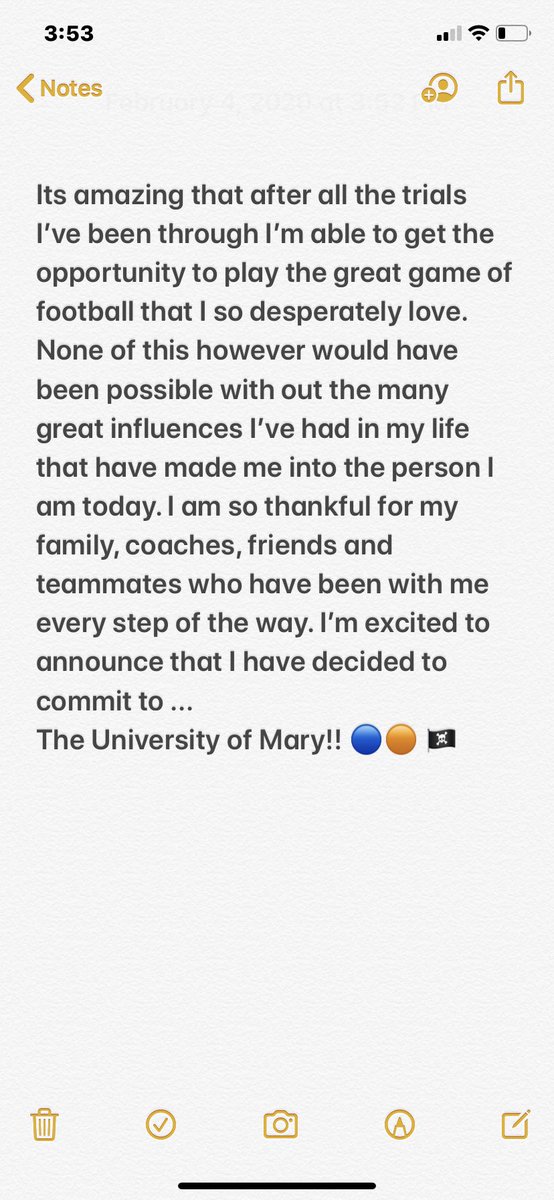 AndresFinlayson's tweet photo. 100% COMMITTED @WFCoachCampbell @WFFootballTeam @UMaryFB #REDFLAG20 https://t.co/2VJ9ijTNtM