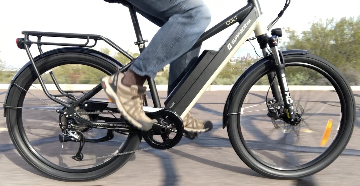 E_BikeReport's tweet photo. Surface 604 Colt Electric Bike Review Part 2: Ride &amp; Range Test [VIDEO] => https://t.co/Jc9kGarVgb @surface604  #ElectricBike #eBike #eBikes #bike #bicycle #ridemore #Surface604 #Surface604Colt https://t.co/9NohwYqwPU