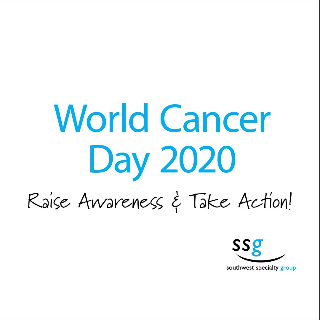 SSGDental's tweet photo. Today is the 20th anniversary of World Cancer Day, and we stand in solidarity with all those battling cancer, the families affected, and in tribute for those loved ones we have lost.

Visit https://t.co/3vzPuXSdyL to learn more about all the specialty services available at SSG! https://t.co/3NWArvkPsy