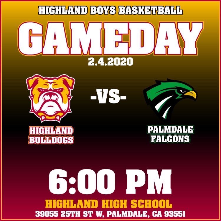 GAMEDAY!! (SENIOR NIGHT)

JV 4:30pm 
Senior night ceremony 5:30 
Varsity 6:00pm 
Come pack the gym and support our boys!