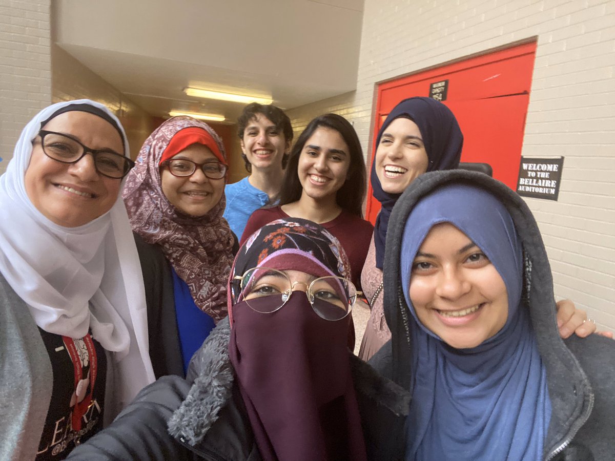 Our 2nd Bellaire Annual World Hijab Day event today helped many students understand what it feels like to wear hijab! Thank you to Danielle, our wonderful speaker, and all of our MSA members for working hard to put this event together. <a href="/BellaireHigh/">Bellaire High School</a> <a href="/sehalabi/">Samar H</a> #WorldHijabDay2020