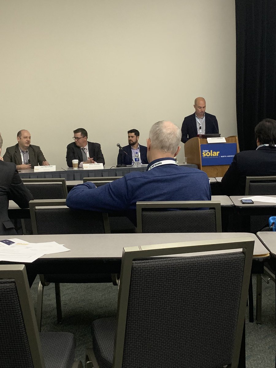 pasonpower's tweet photo. Our VP of Technology &amp; Product Development, Enrico Ladendorf moderating today’s Solar + Storage and Climate Resilience in Vulnerable Communities/Grid Alternatives panel at #Intersolar2020 https://t.co/THUtYI06Xh