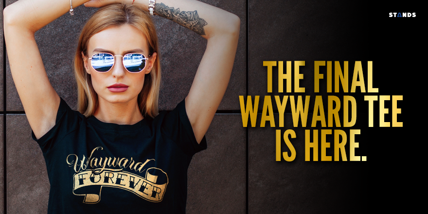 Stands's tweet photo. Wear it on your chest, keep it in your heart. #WaywardForever https://t.co/mh6kEPtym8 https://t.co/hkIM8ruNbq
