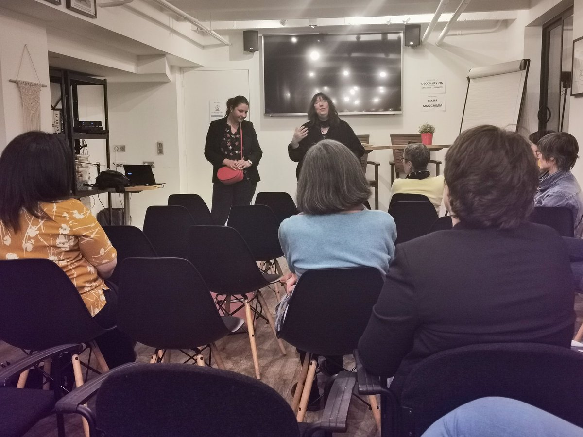 Ca_Me_Regarde's tweet photo. Belle soirée #TeamCMR pour les assistantes de direction en collaboration avec A. Taupin de @ActivAssistante. Plongée au cœur de la solidarité en entreprise &amp; réflexion commune sur le rôle des assistantes dans la mise en place de projets collectifs et inspirants. #RelierEtInspirer https://t.co/SR45KPEHjT