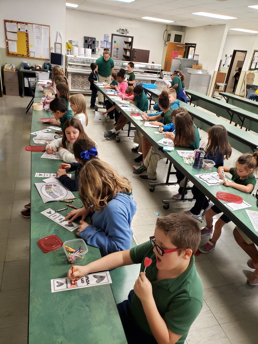 HNC73's tweet photo. For today's Kindness Week activity at BBE, students created kindness bookmarks to give to a friend, give to a staff member, or to keep for their own use. They also demonstrated kindness by sharing crayons/markers and encouraging each other.
#DaretobeaBEAR #TPSDPride https://t.co/ZjGg5eaJ80
