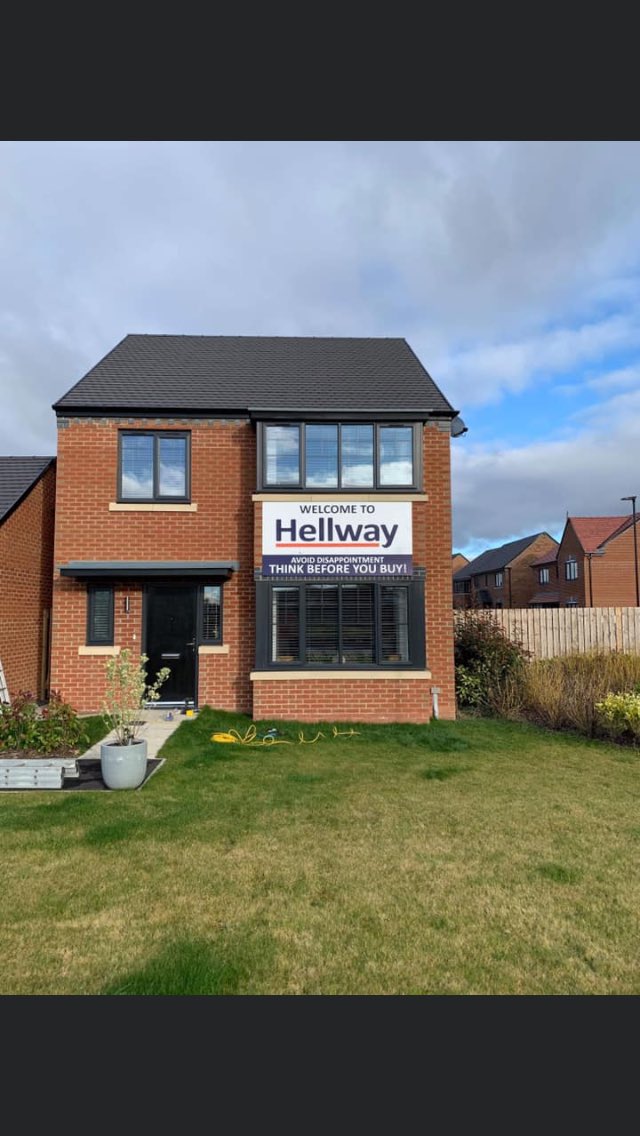 eddiemountbuild's tweet photo. I very much doubt my mate is the only guy to have so many issues with poor quality of new builds these days but I’m sure this may help speed them up #bellway #bellwayhomes #hellway #newbuilds #contruction https://t.co/oqxYOueDSJ