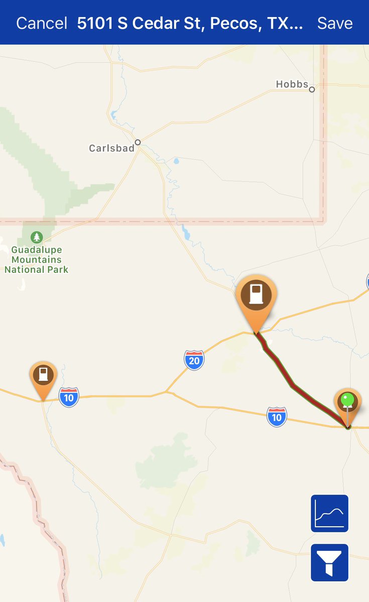 eSoulCowboy's tweet photo. Charging in Fort Stockton …
only cost 4-5¢/mile when have good driving efficiency of an ElectricVehicle 
… using @ElectrifyAm network.

Onward to Pecos, TX. https://t.co/mwE1O5i4I2