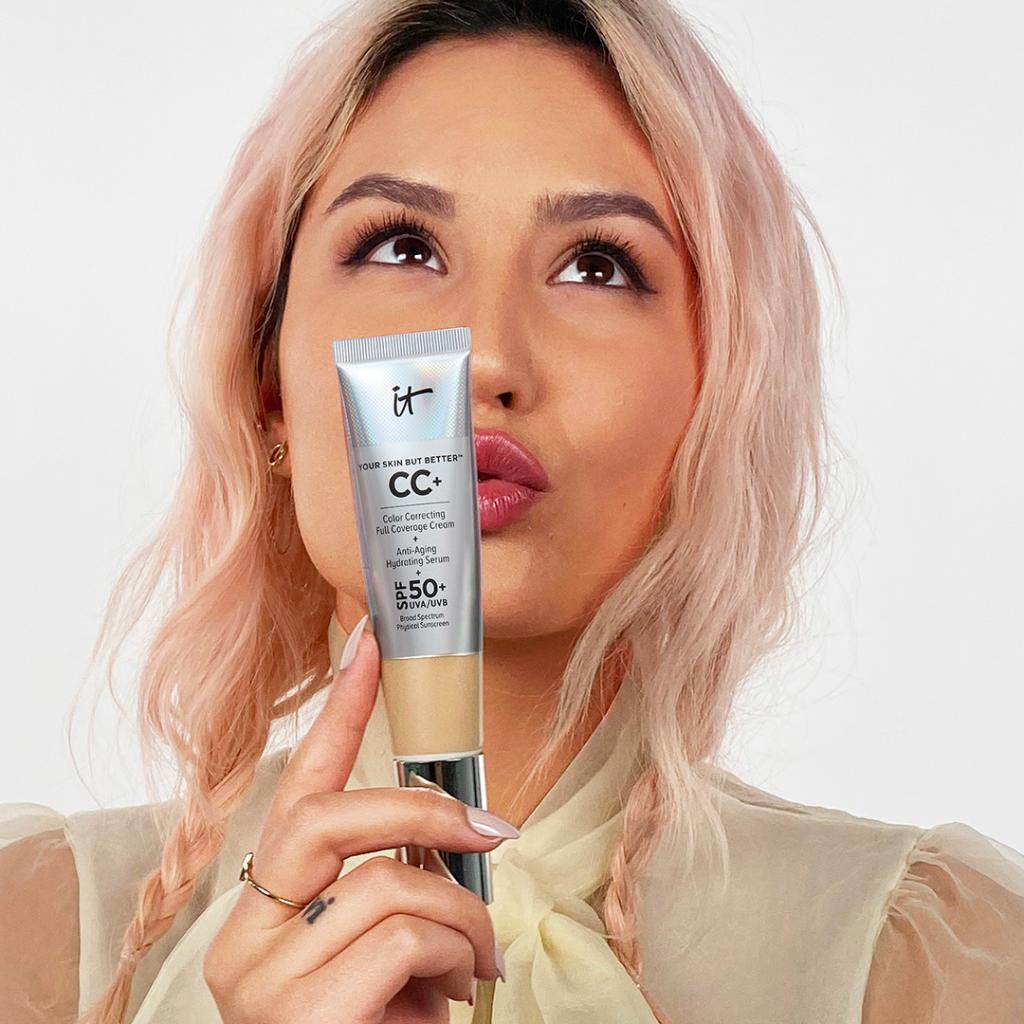 Andrea's skin is IT! Have you tried CC+ Cream? Tag a friend who needs IT in their life! #itcosmetics