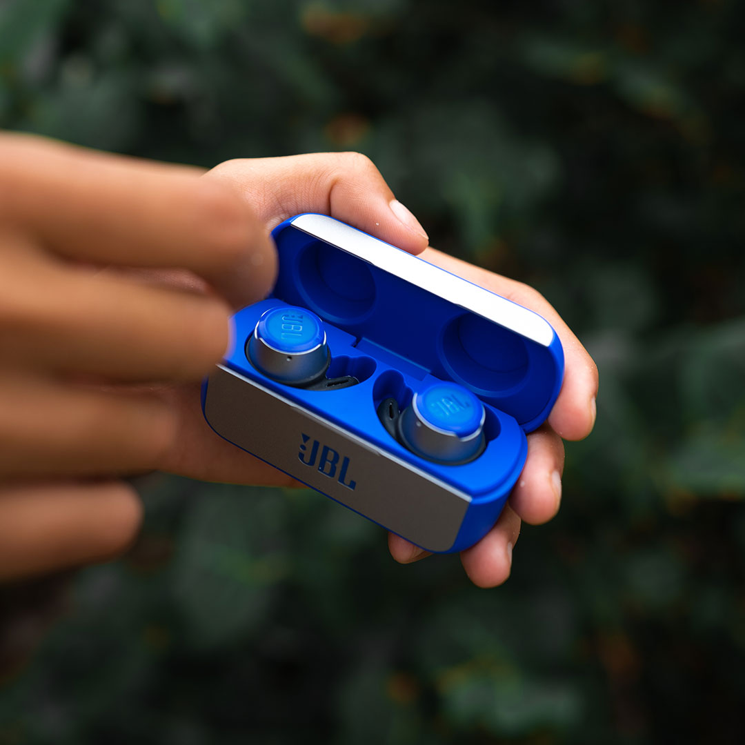 Durable earbuds built for 30 hours of anything. #ReflectFlow