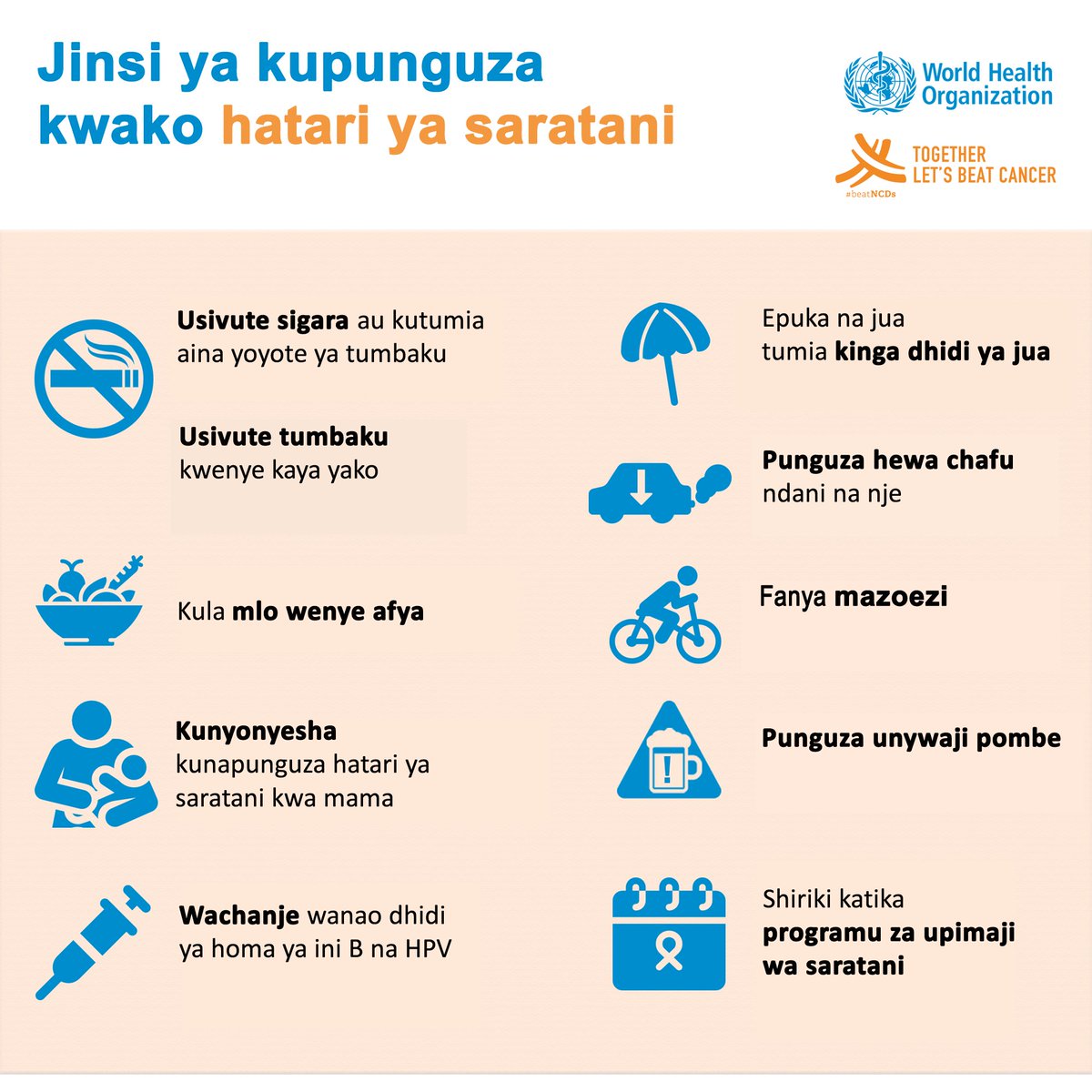 brymkinga's tweet photo. Katika kiadhimisha siku ya saratani Duniani kuna Mambo ya muhimu ya kuzingatia

Natambua mchango  mkubwa unaotolewa na wahudumu wa afya kote duniani  kusaidia wagonjwa  na kutoa elimu ya afya https://t.co/wgHCrPqezP