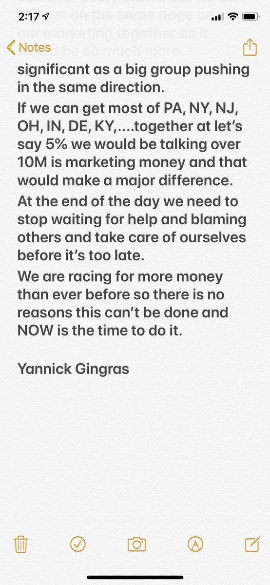 Let’s all get together and promote our wonderful sport before it’s too late