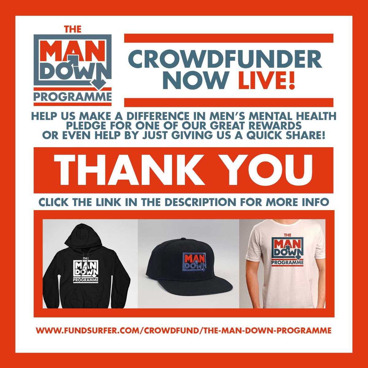 mandownprog's tweet photo. Please please please help us! Like, share, donate Β£1 ANYTHING we really the support right now! #mandownprogramme #mensmentalhealth https://t.co/ASswOxdqpp