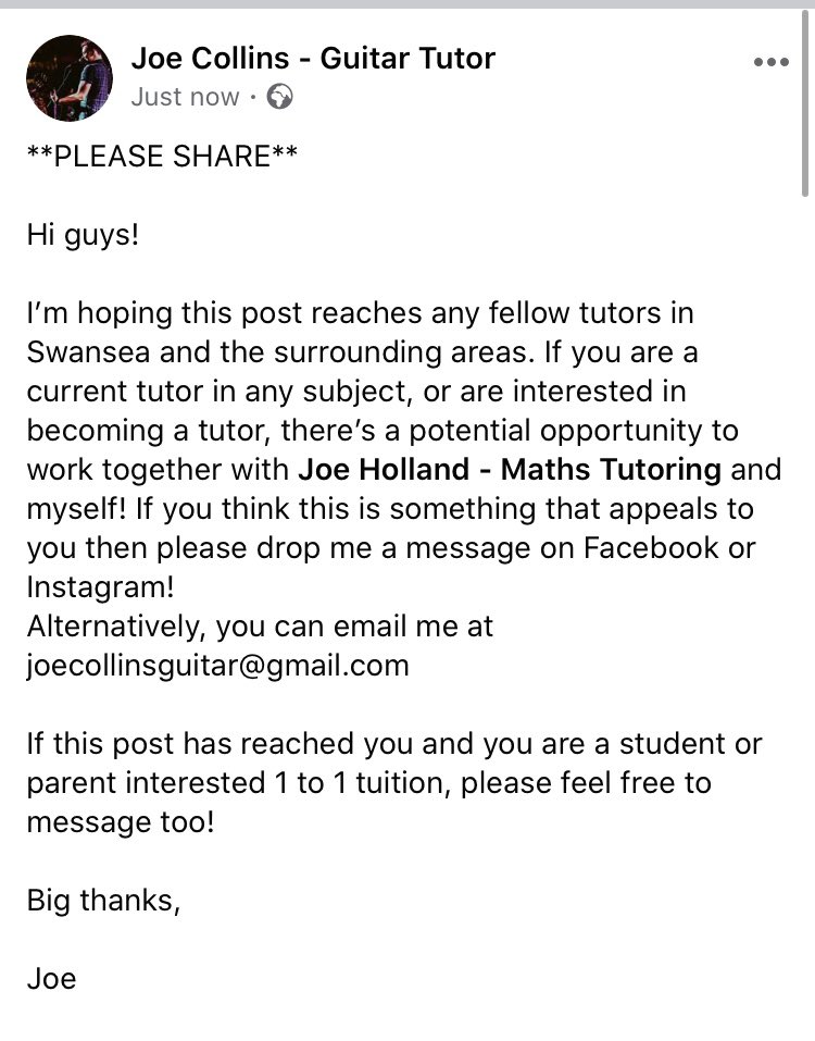 Joe Collins - Guitar Tutor (@joecollinsgt) on Twitter photo 