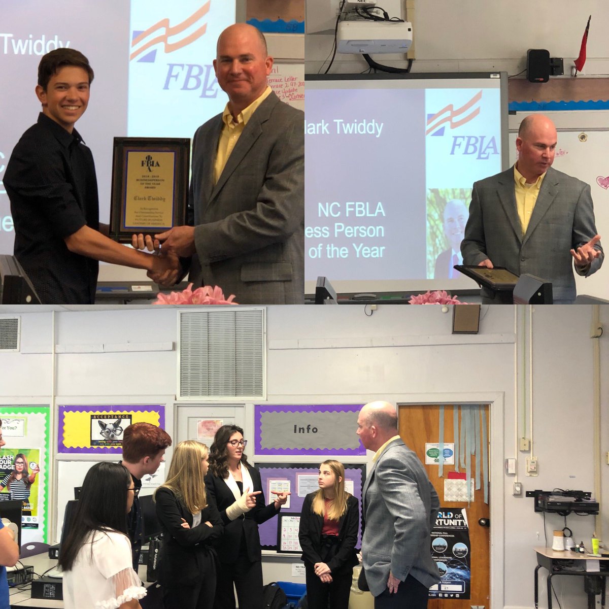 We are always honored to have Mr. Clark Twiddy visit us. Thank you for your wisdom and guidance. <a href="/jpkspartans/">J.P. Knapp E.C.H.S.</a> #fblapblweek2020 <a href="/clark_twiddy/">Clark Twiddy</a> <a href="/TwiddyOBX/">Twiddy & Company</a> <a href="/NC__FBLA/">North Carolina FBLA</a> <a href="/FBLA_National/">FBLA National</a>