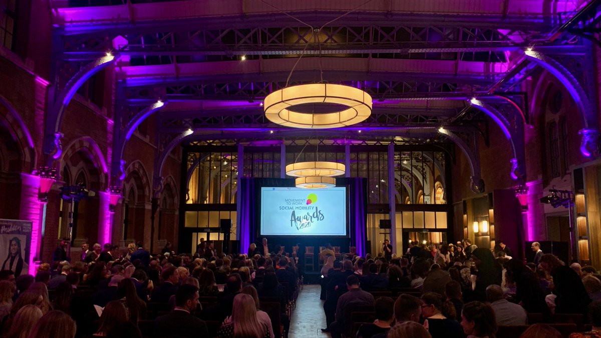 Let the 2020 Movement to Work Social Mobility Awards commence! Good luck to all the amazing nominees! #YoungPeopleWork #MtWCelebrates