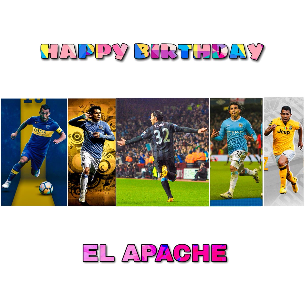 punks_dj's tweet photo. .
🎂 H A P P Y B I R T H D A Y 🎂 .
.
👑💙💛CARLITOS TEVEZ 💛💙👑
.
.
#stayblessed #champ #legend #pacemachine #myhero #elapache #loveu 💞 @CarlosTevez3210 💛👑💙 https://t.co/XPIcoFMwd5