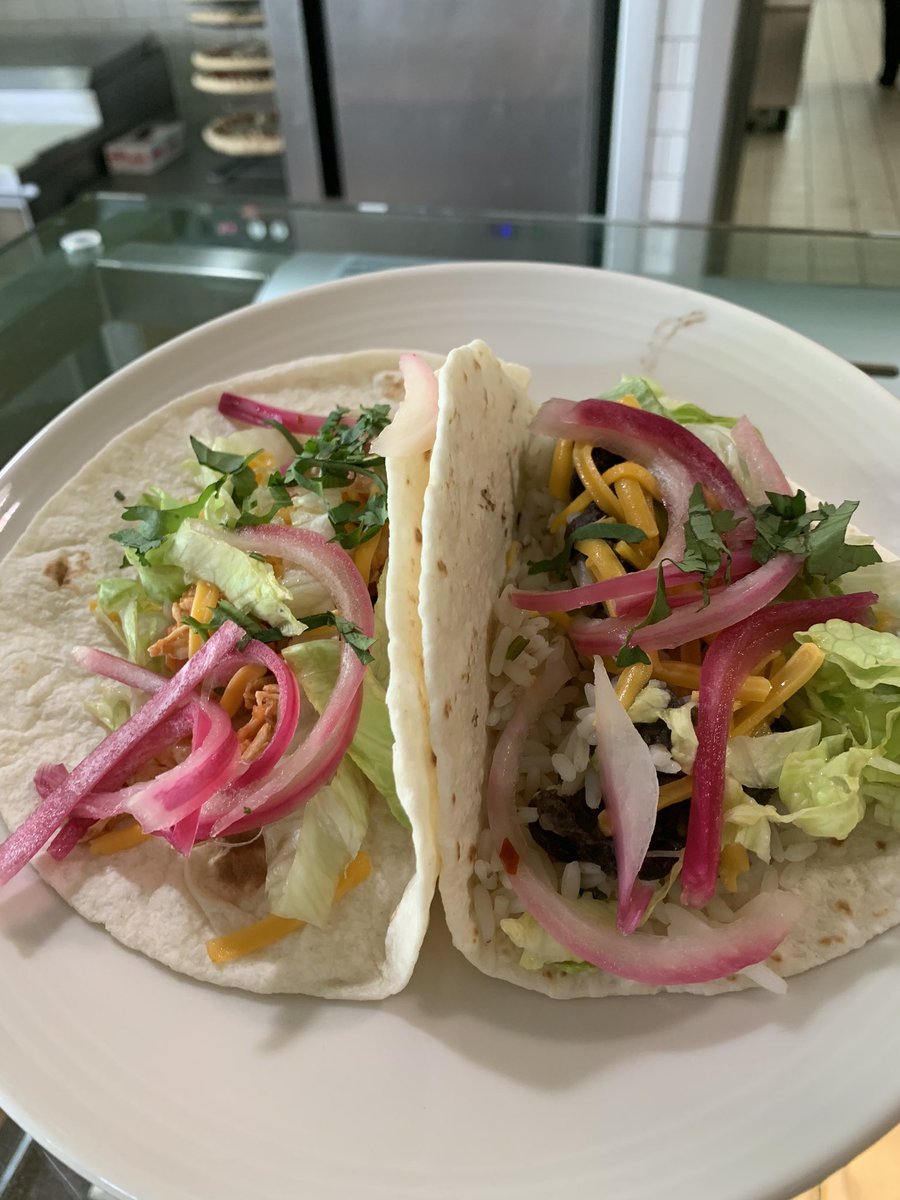 NeumannUDining's tweet image. It’s Taco Tuesdayyyy! There was an amazing response to our chipotle chicken tinga tacos today! Did you get one?🌮
