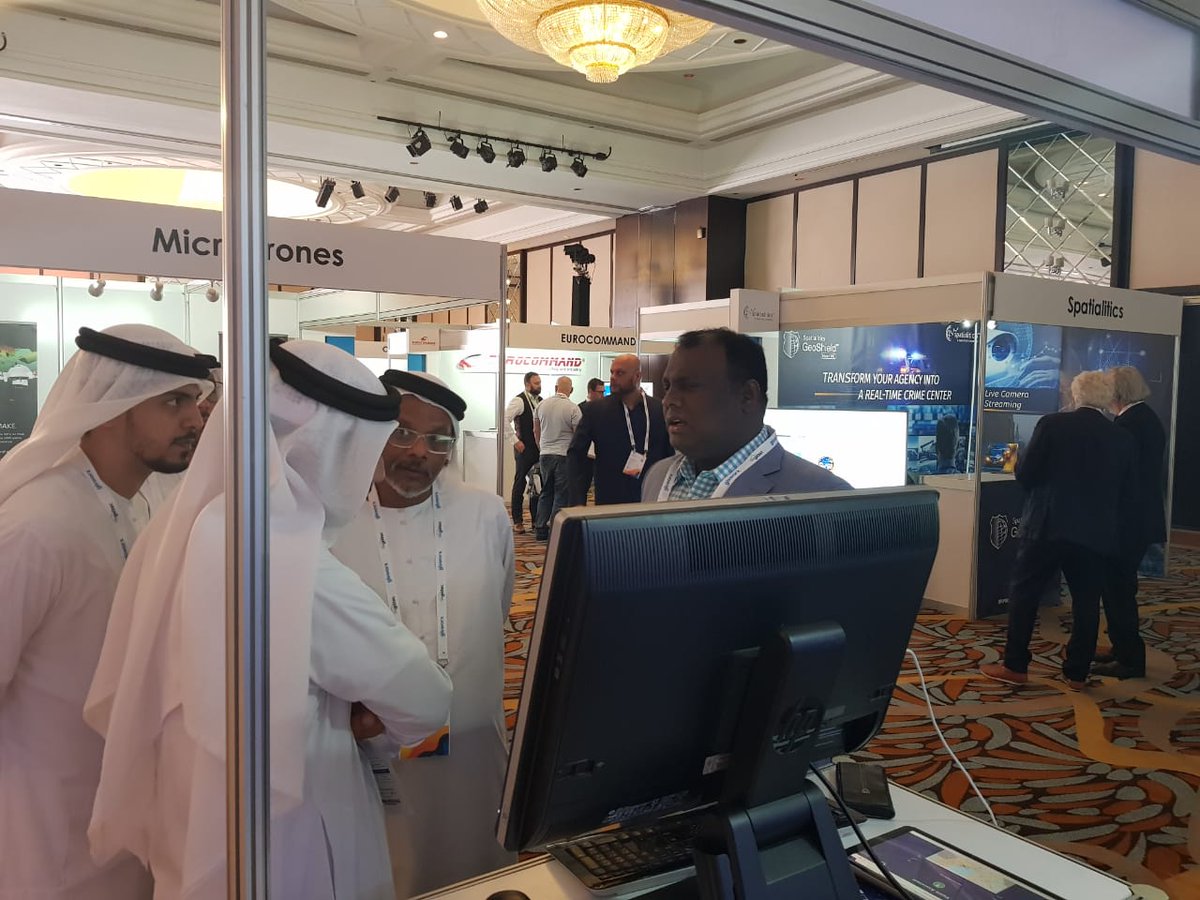 iSpatialTec's tweet photo. Day 1 Gisworx Exhibition 2020, Meet us at #Booth13 to know about our AI, GIS ,Location intelligence and Deep learning based smart solutions..... #gisworx #2020 #AI #GIS #ispatialtec #Braein #Dubai https://t.co/0WDvpShsME