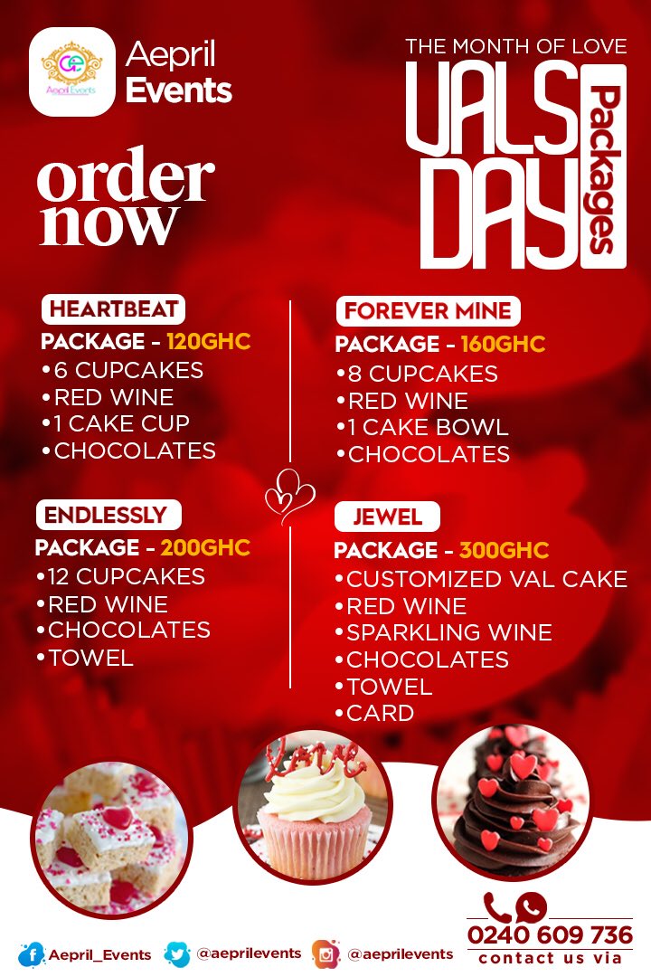 aeprilevents's tweet photo. Love brewed in February ❤️exciting packages from us @aeprievents for ordering kindly call/WhatsApp 0240609736 ❤️ https://t.co/DC1cDV9uQs