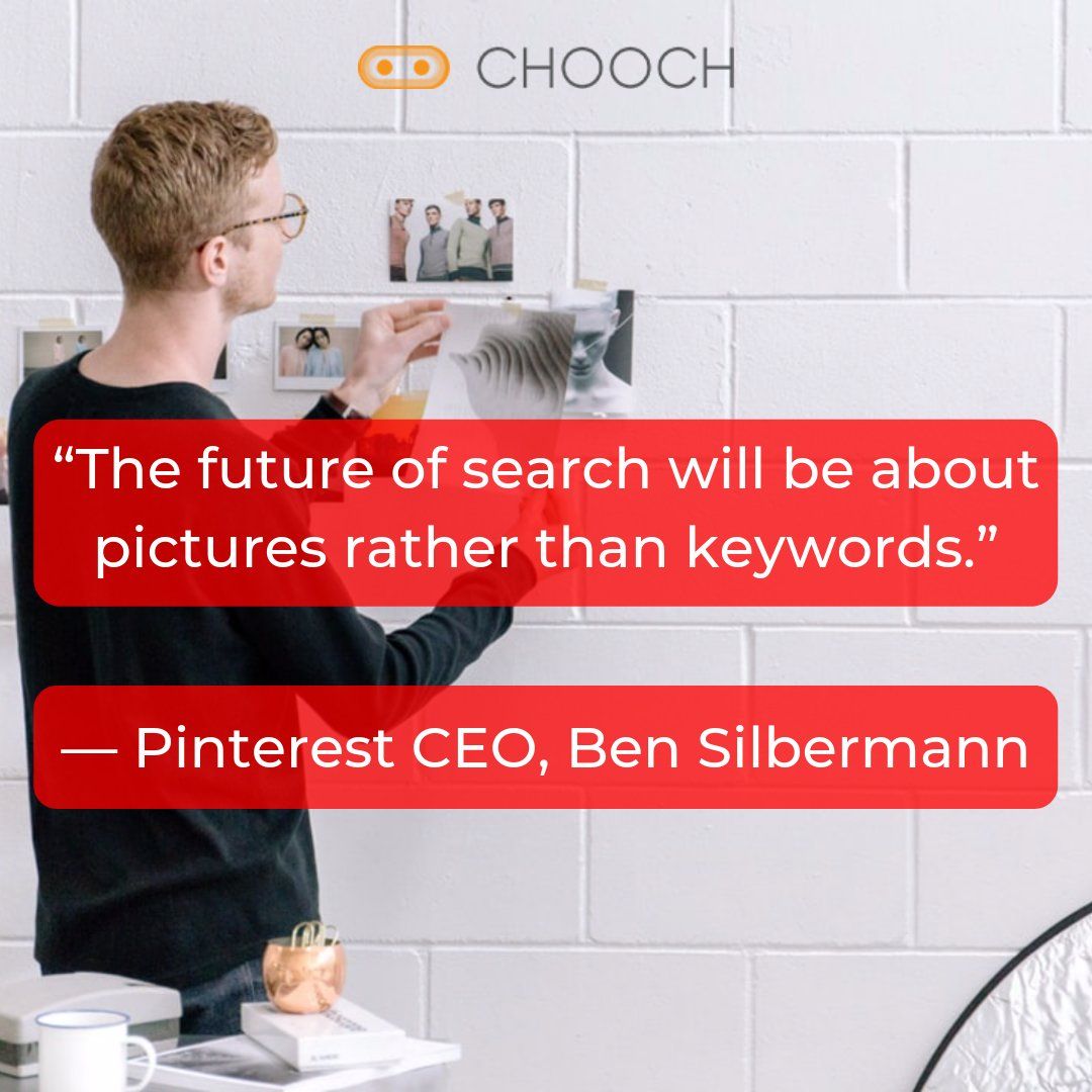 Chooch_AI's tweet photo. “The future of search will be about pictures rather than keywords.”

— Pinterest CEO, Ben Silbermann

#Keywords #ComputerVision #VisualSearch #AI #ArtificialIntelligence #Chooch #ImageAuthentication #ImageRecognition #MachineLearning #FacialRecognition https://t.co/wC8zZDYiK7