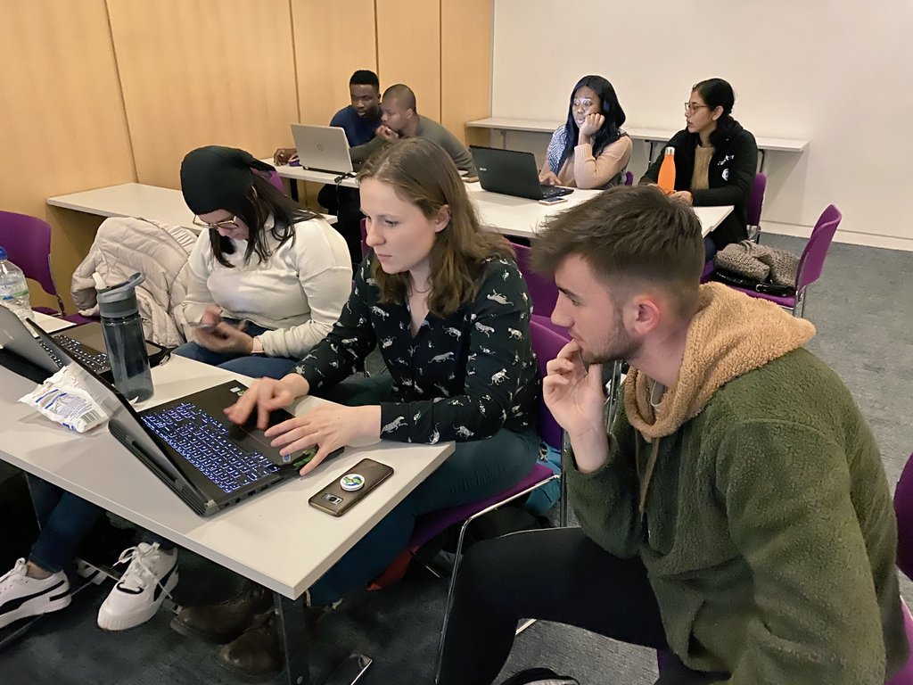 projectfunction's tweet photo. Session#09 - The final week for #PFWave3
Our #PFLearners are hard at work with finishing touches for their exciting #PFProjects before demo time 🌟 https://t.co/ZYuq8ILlNw