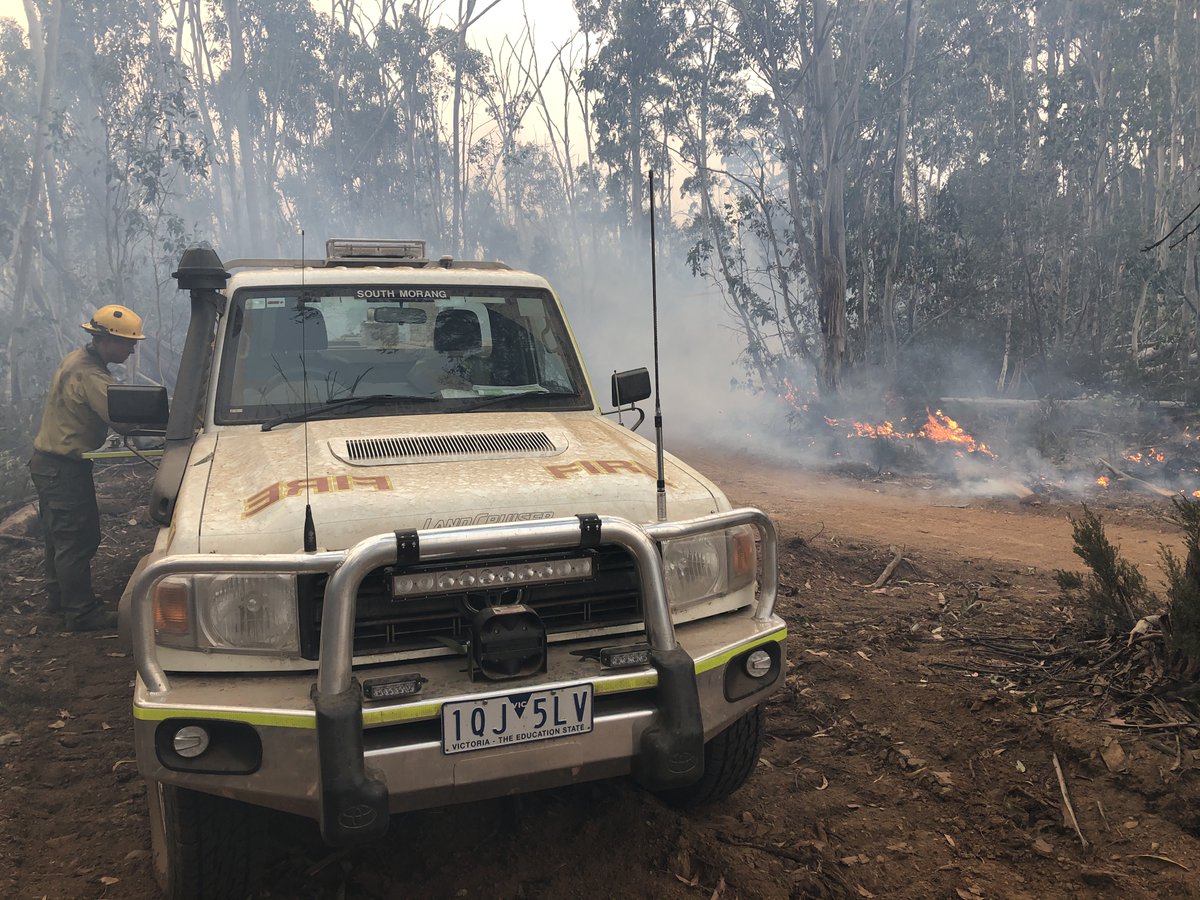 BLM firefighters work on the Tambo Complex of bushfires near Victoria, Australia.
Credit: Clay Stephens, BLM, NIFC