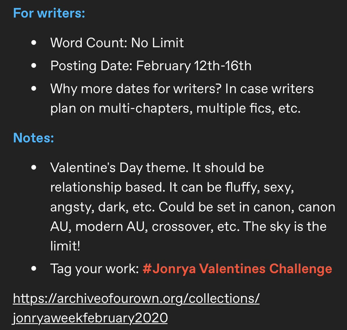 jonryaweek's tweet photo. Jonrya Valentines Challenge is a go!
#jonryavalentineschallenge #jonrya #jonryafebruary #januaryfebruary2020 https://t.co/mnVu1DTFRv