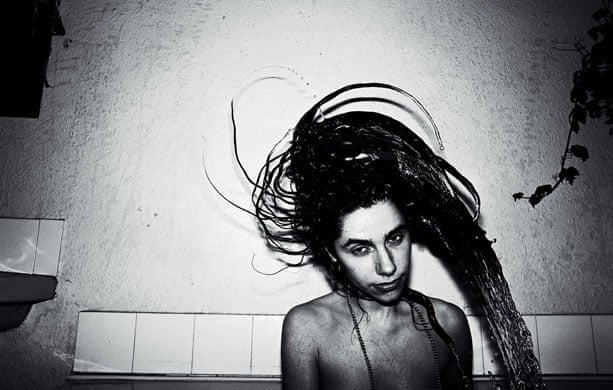 The Art of Album Covers .'It was taken in pitch black in my bathroom with a flash' - Maria Mochnacz on her image of PJ Harvey which was used on PJs 2nd album 'Rid of Me', released 1993.
