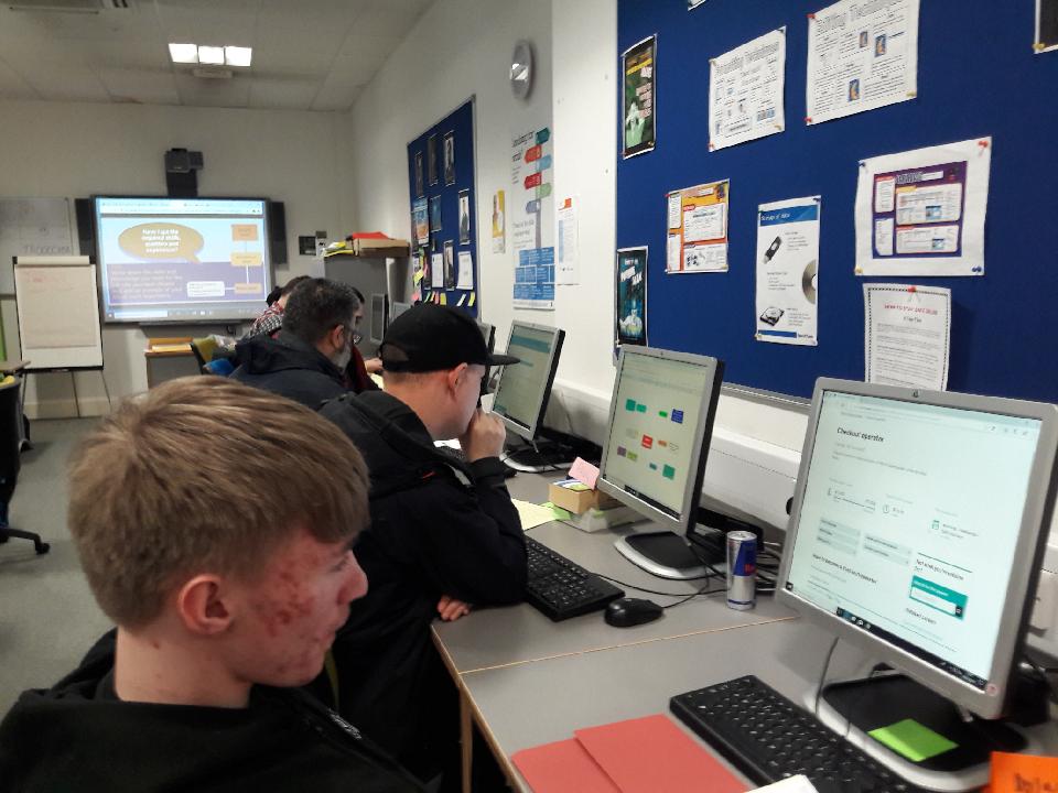MAESWorkReady's tweet photo. It’s only day 2 of this Make It Happen Focus Week and already so much progress. Researching opportunities and mapping next steps. #horizons #potential #peersupport #MakeItHappenMAES @ManAdultEd https://t.co/2HqROuwZsE