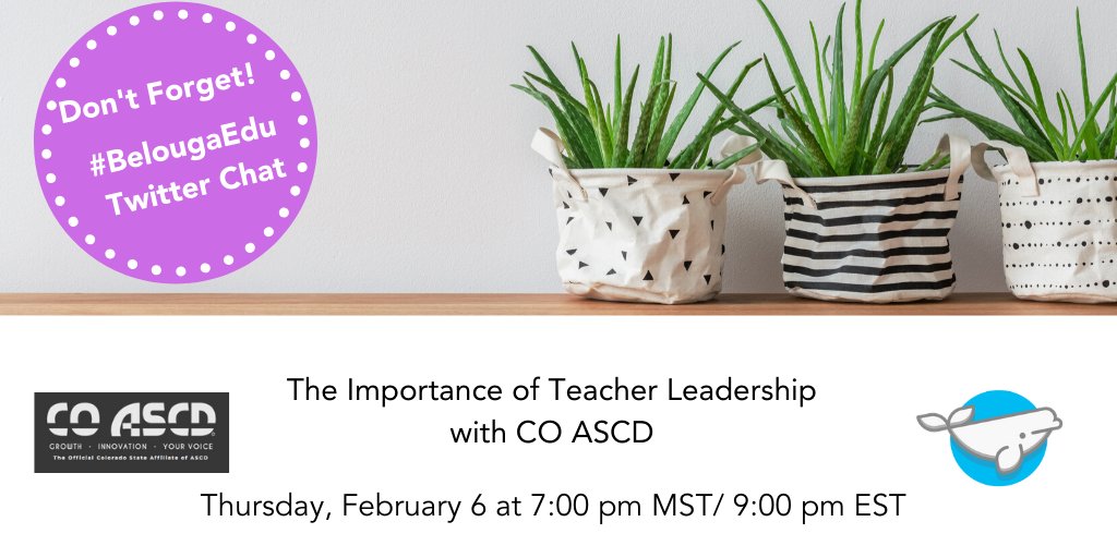 Belouga_'s tweet photo. Leadership is not just found at the administration level, but should be fostered throughout an entire school district.

Join us &amp; @COASCD this Thursday as we discuss the importance &amp; implementation of educational leadership #BelougaEdu #teacher #leadership #coedchat #COPreppEd https://t.co/MdQ6G9ZCXj