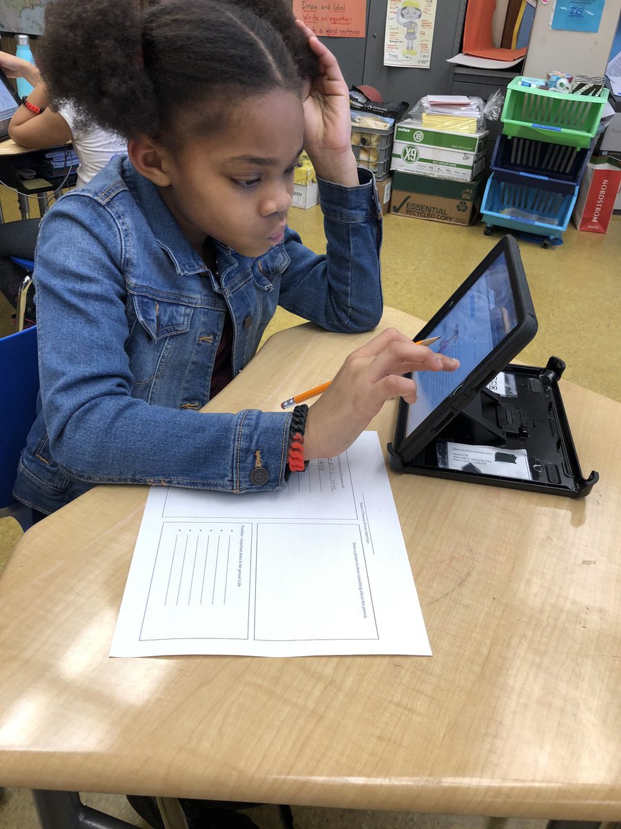 3rd graders are using Encyclopedia Britannica to research important African Americans! Come to Whittier’s Black History Night on 2/19 to see what they’ve learned! #oakpark97 #whittierschool97 #weared97 #libraries97